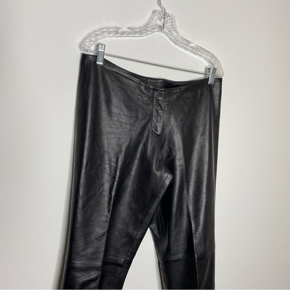 KORS Michael Kors Black Leather Pants - Picture 2 of 15